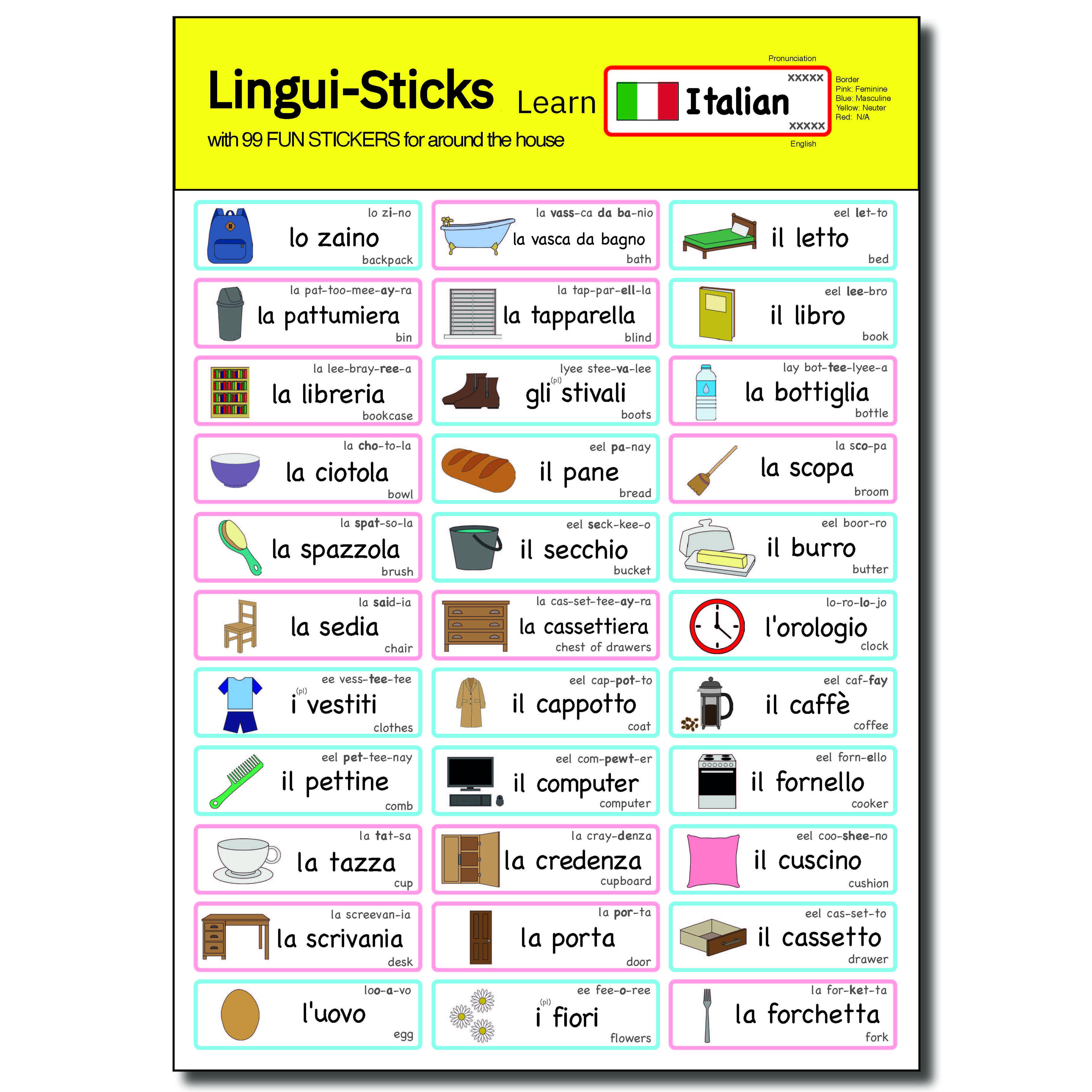Italian Language Learning Pack