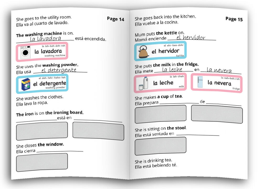 Spanish Sticker Workbook